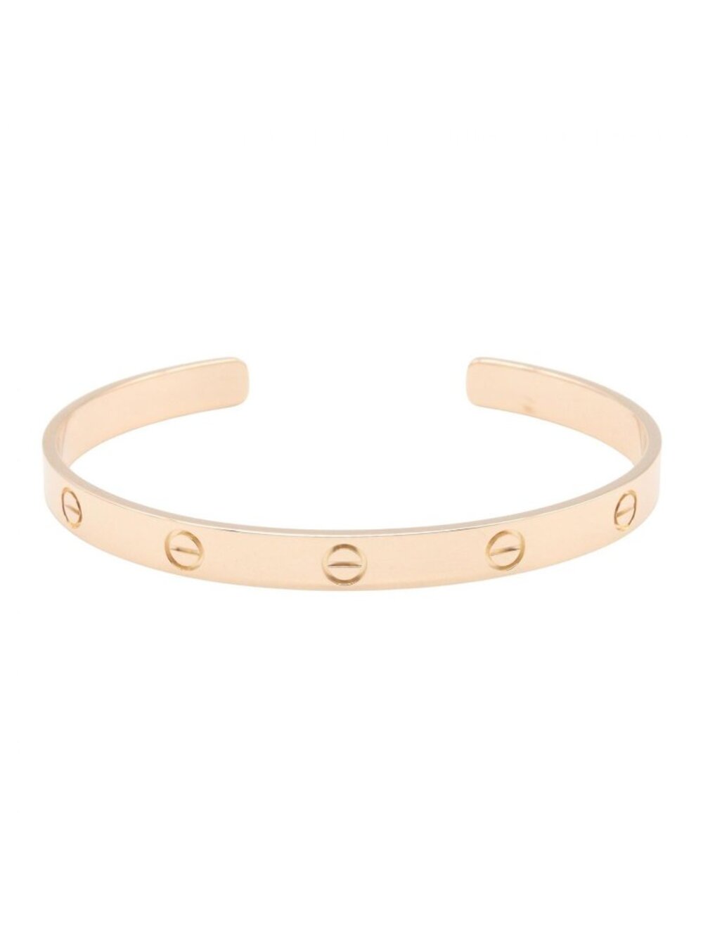 Cartier Open Love Bracelet 18 18k Pink Gold